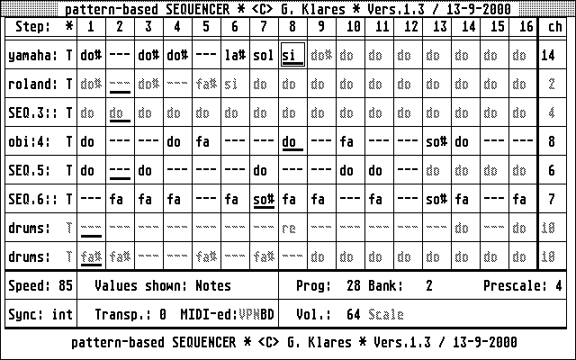 sequencer running